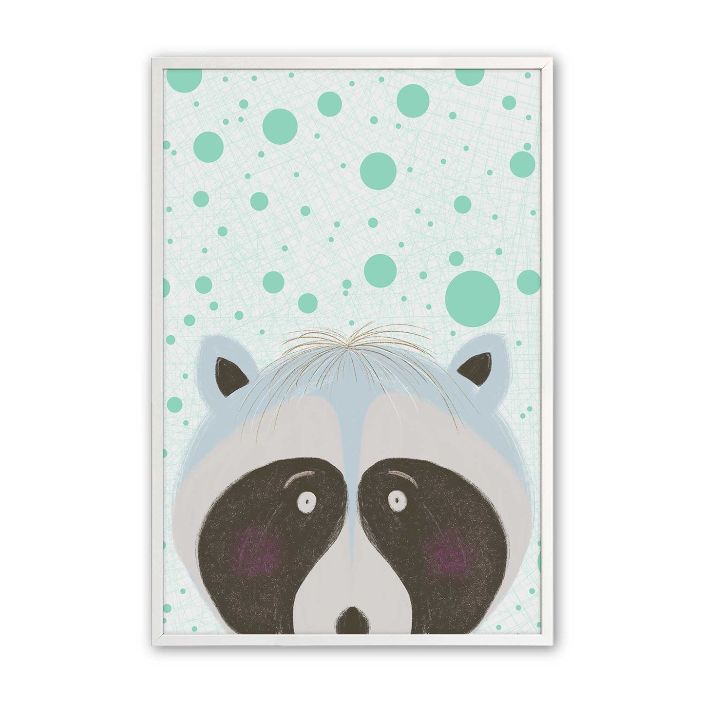 [Color:Opaque White], Picture of art in a Opaque White frame