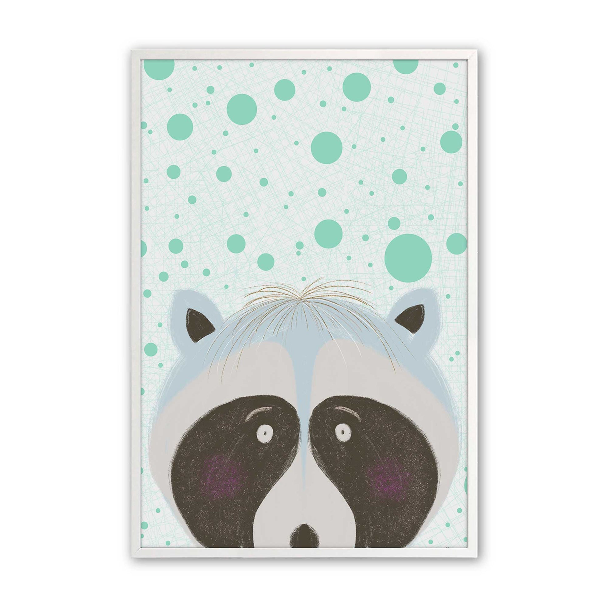 [Color:Opaque White], Picture of art in a Opaque White frame