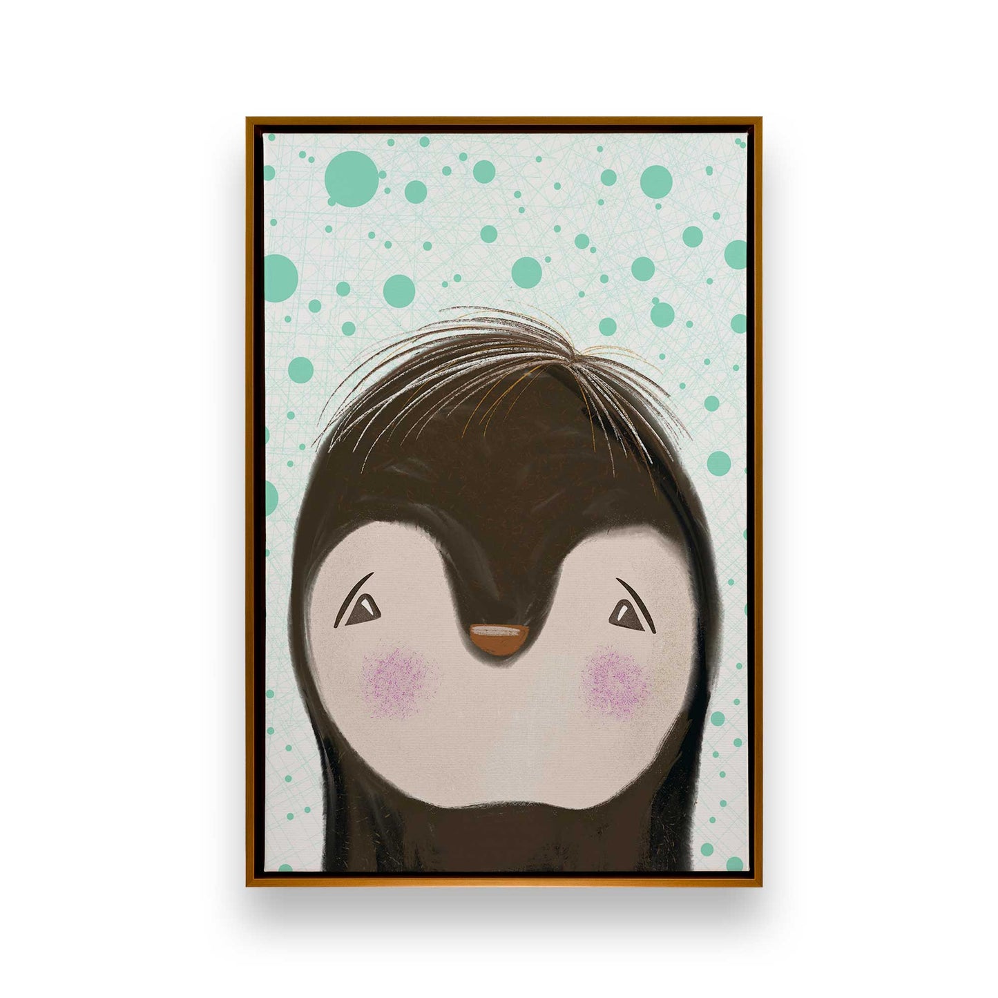 [Color:Polished Gold], Picture of art in a Polished Gold frame
