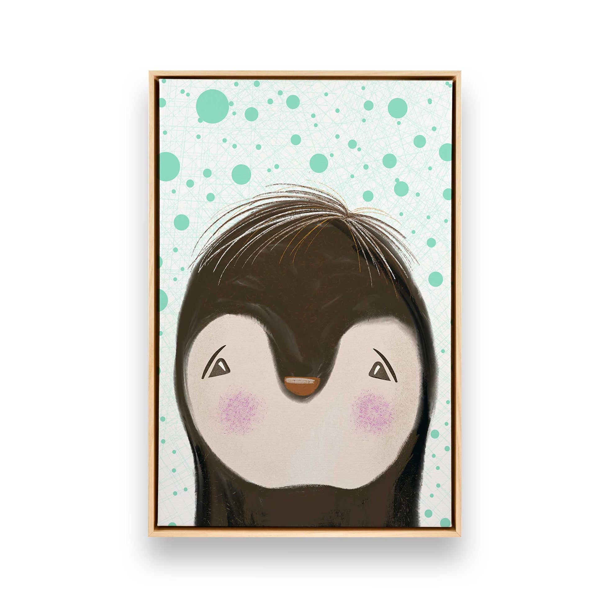[Color:American Maple], Picture of art in a American Maple frame