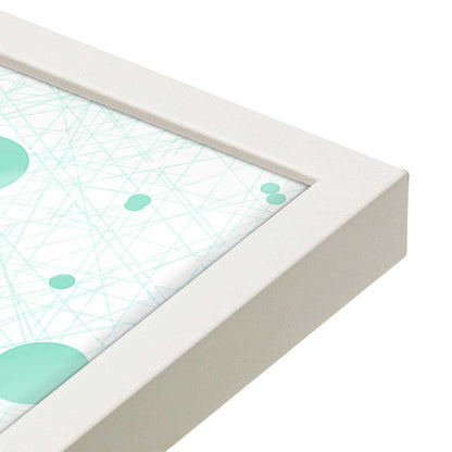[Color:Opaque White], Picture of art in a Opaque White frame at an angle