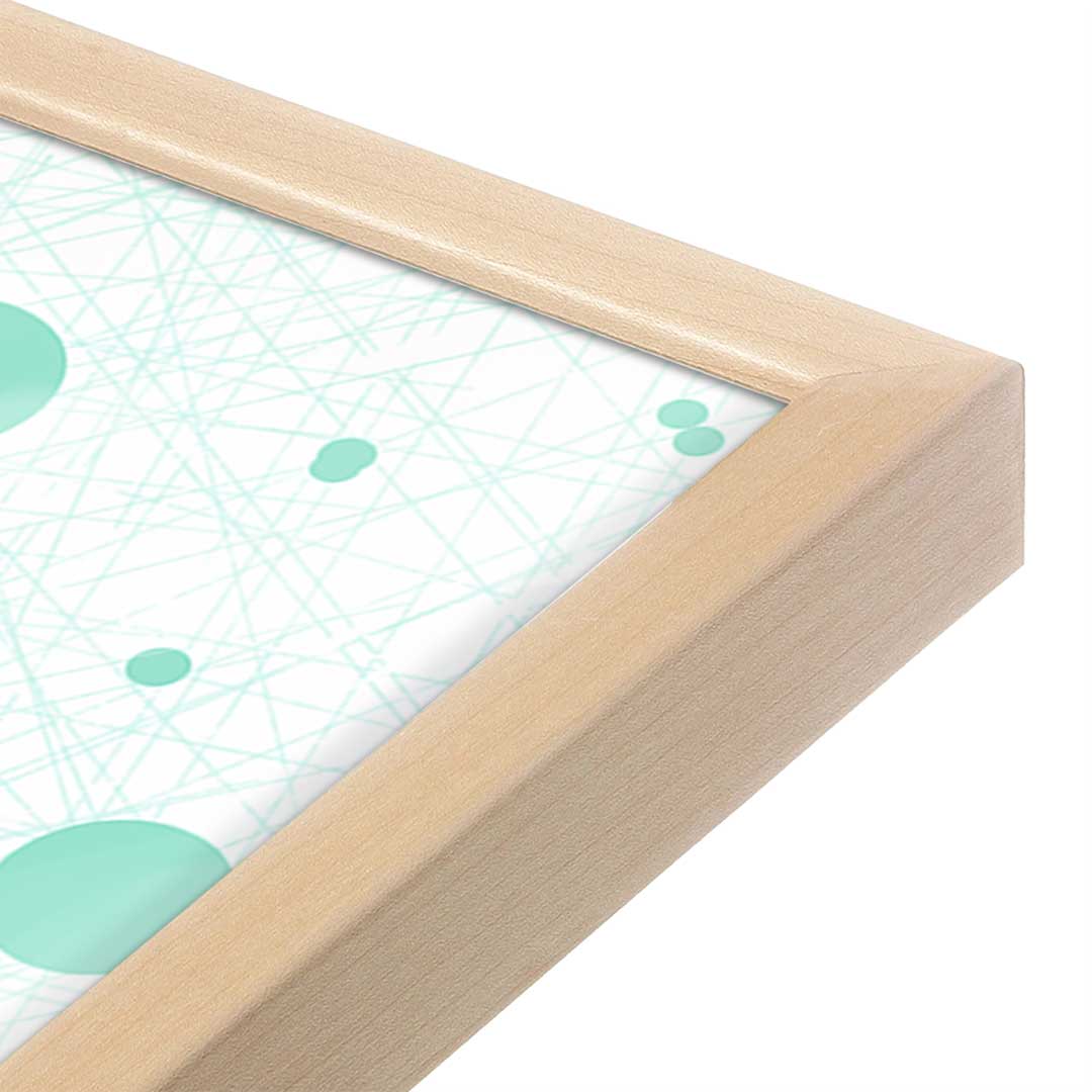 [Color:Raw Maple], Picture of art in a Raw Maple frame at an angle