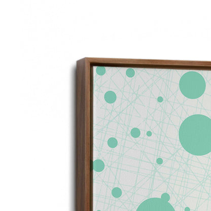[Color:Walnut], Picture of art in a Walnut frame at an angle