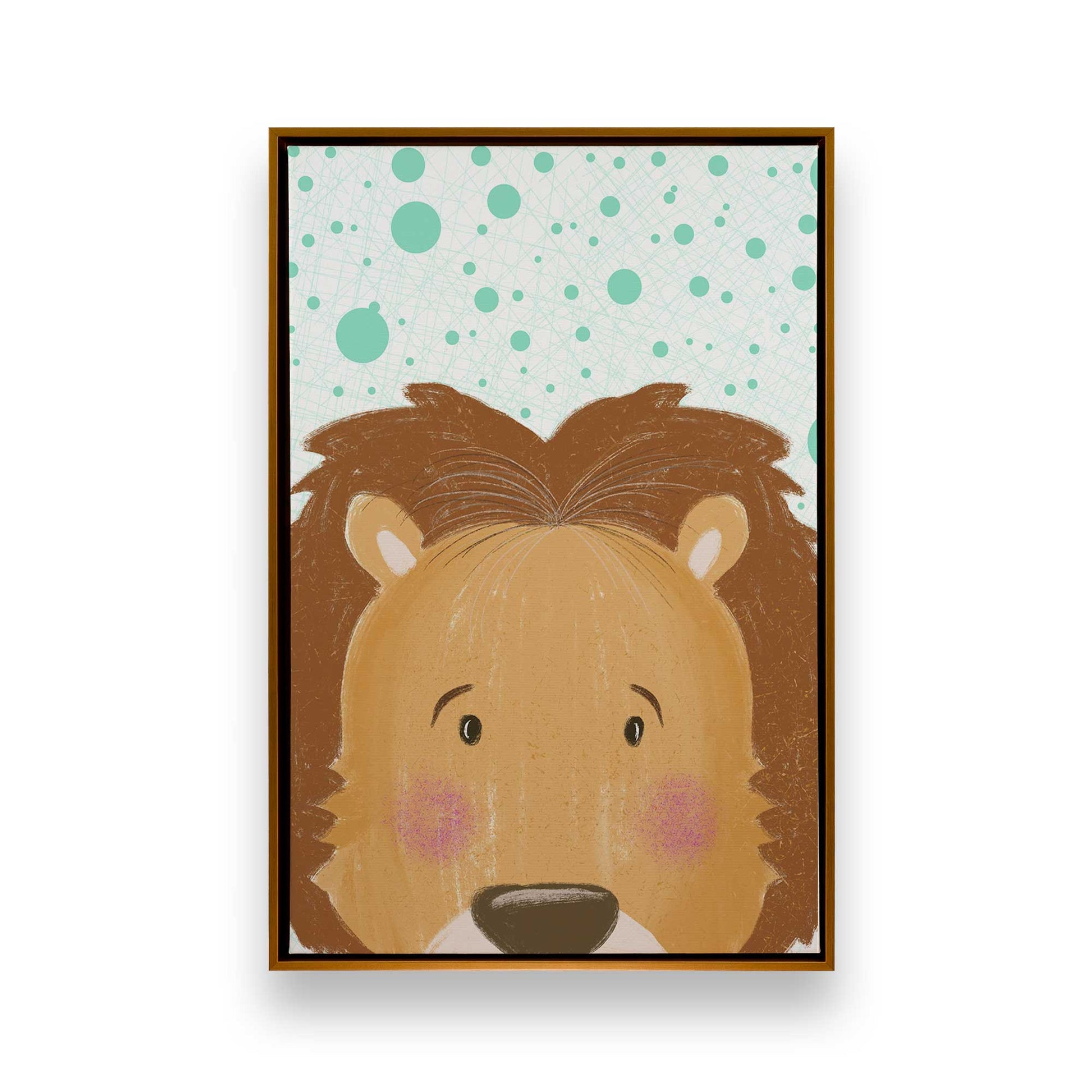 [Color:Polished Gold], Picture of art in a Polished Gold frame
