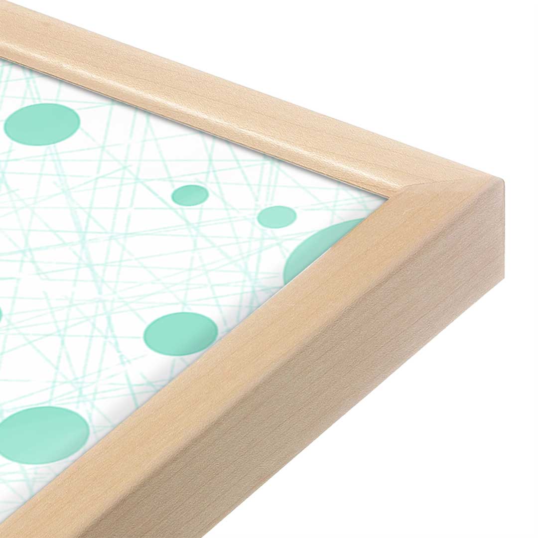 [Color:Raw Maple], Picture of art in a Raw Maple frame at an angle