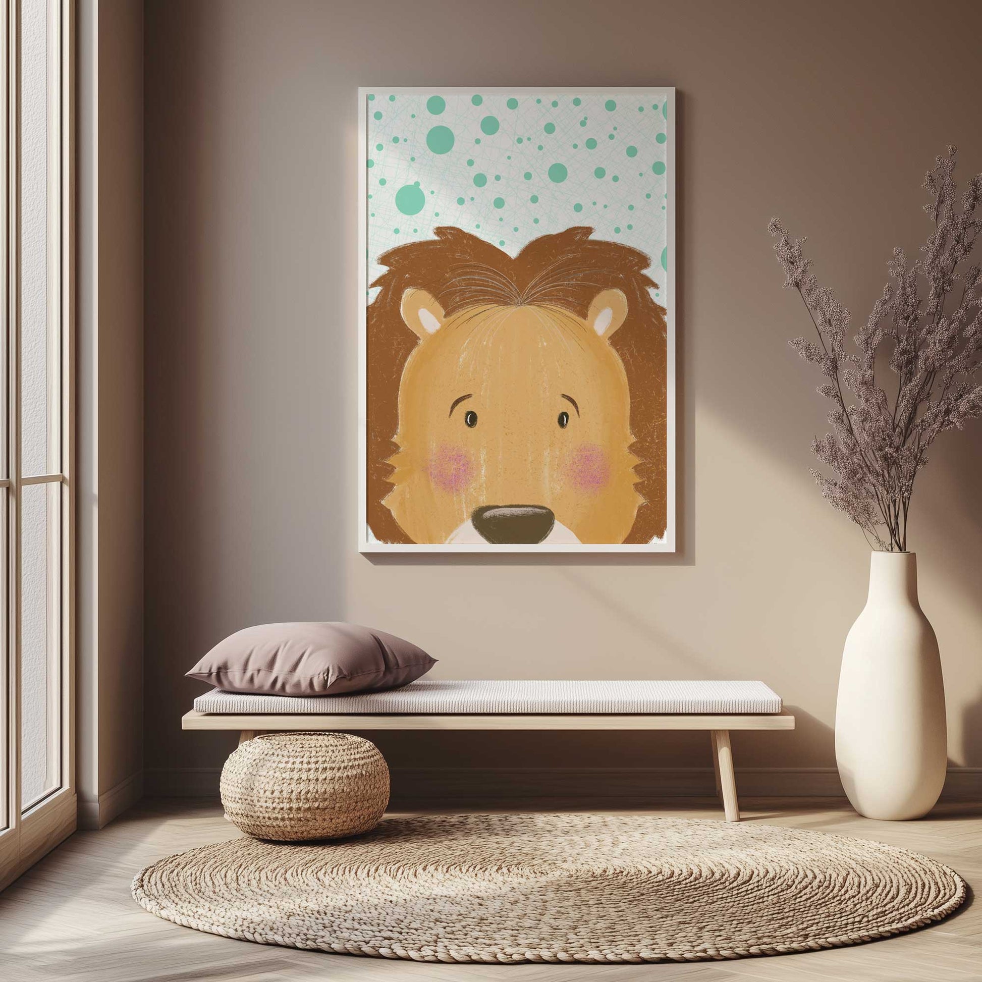 [SPECIAL],[LIFESTYLE], Picture of art hanging in a room
