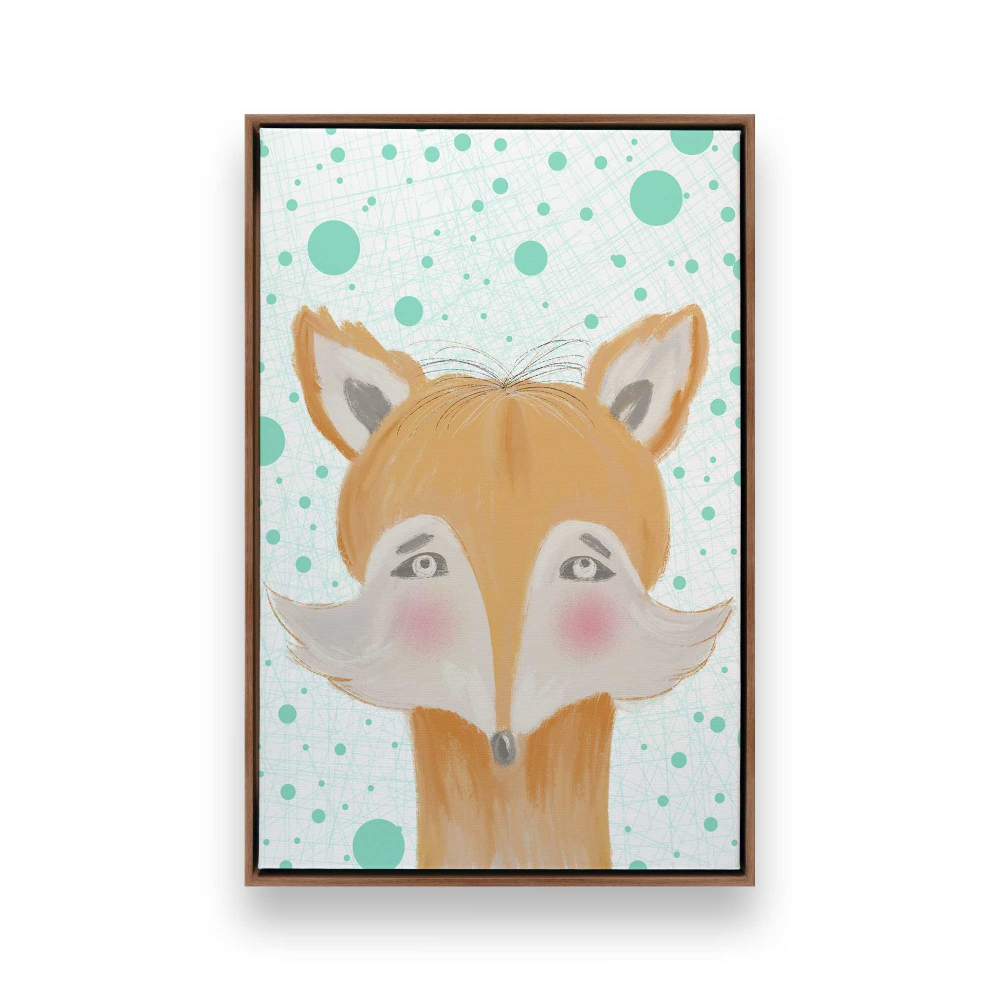 [Color:Walnut], Picture of art in a Walnut frame