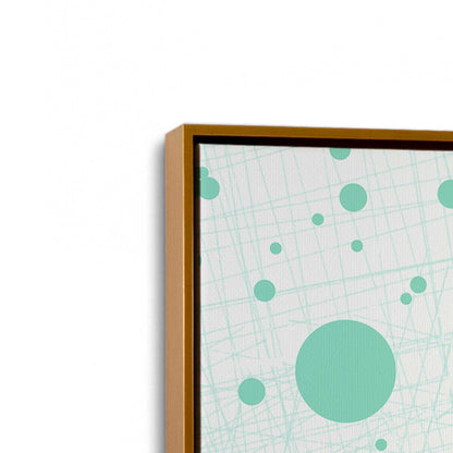 [Color:Polished Gold], Picture of art in a Polished Gold frame at an angle