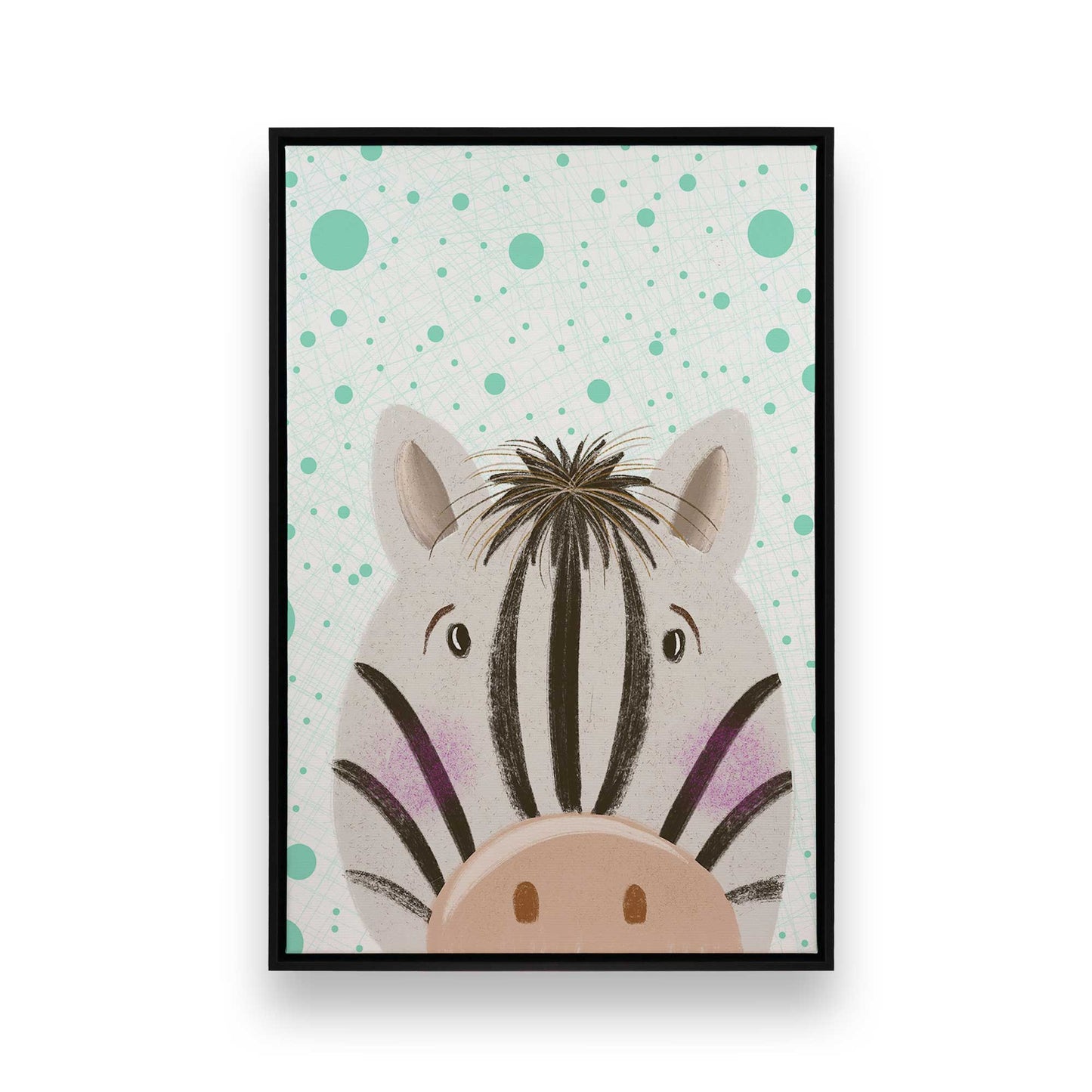 [Color:Satin Black], Picture of art in a Satin Black frame