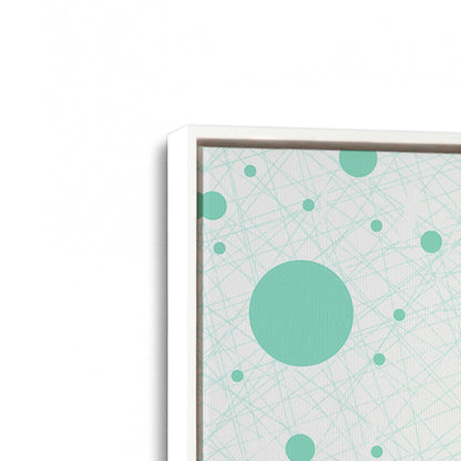 [Color:Opaque White], Picture of art in a White frame at an angle