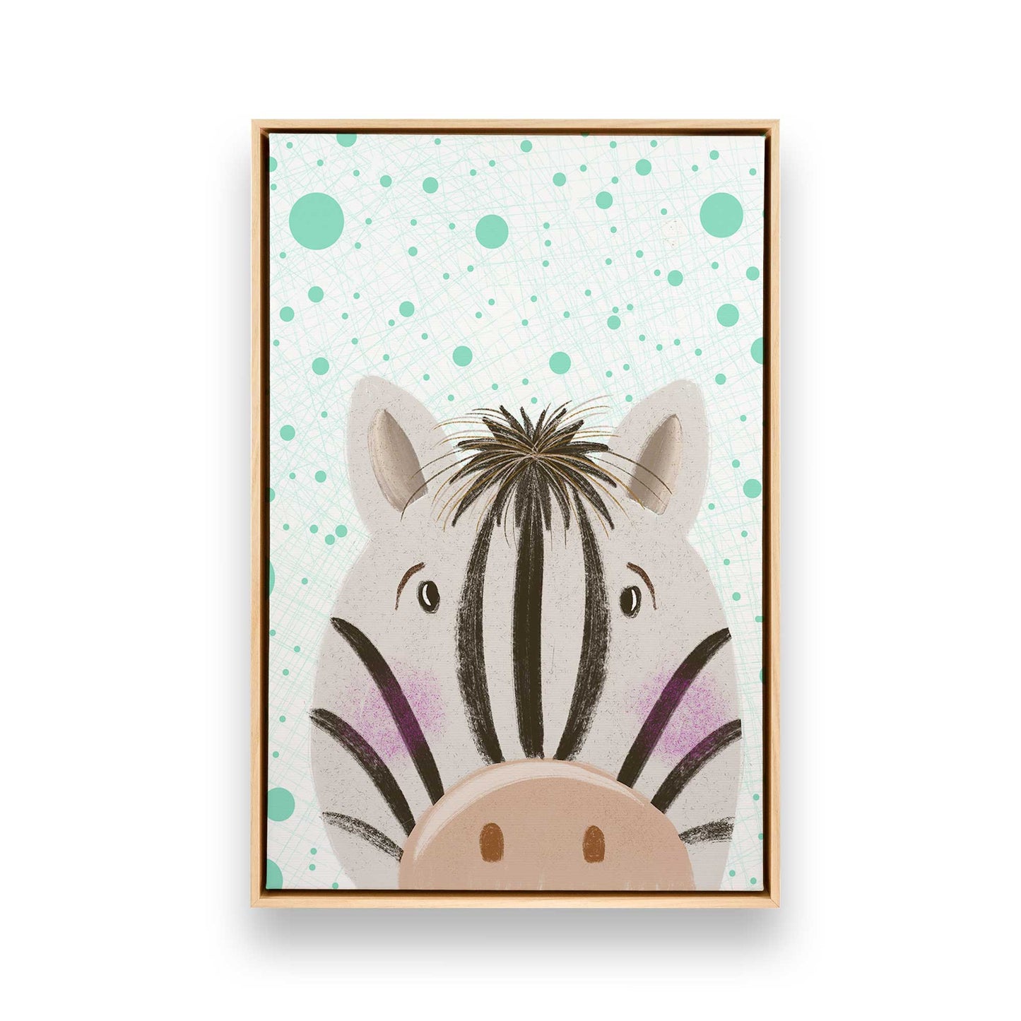 [Color:American Maple], Picture of art in a American Maple frame