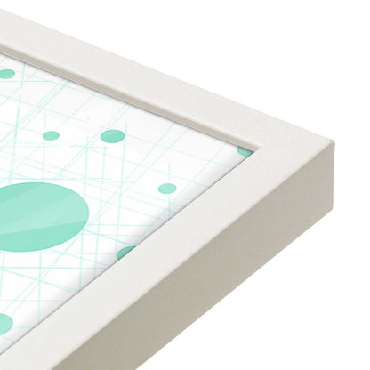 [Color:Opaque White], Picture of art in a Opaque White frame at an angle