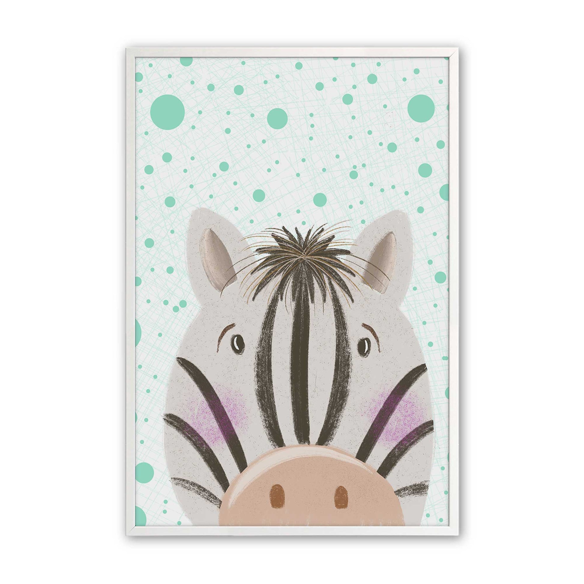 [Color:Opaque White], Picture of art in a Opaque White frame