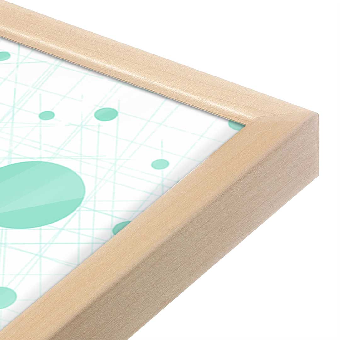 [Color:Raw Maple], Picture of art in a Raw Maple frame at an angle