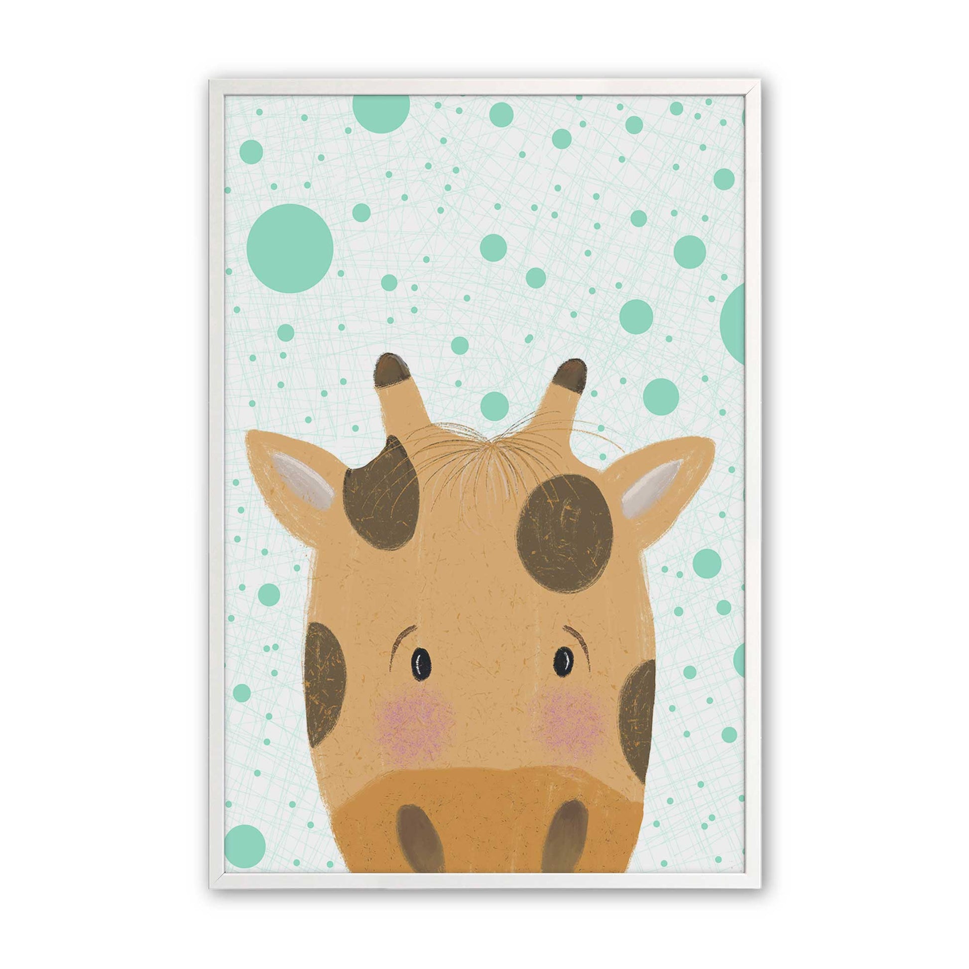 [Color:Opaque White], Picture of art in a Opaque White frame