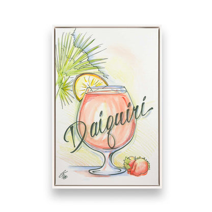 [Color:Opaque White], Picture of art in a White frame