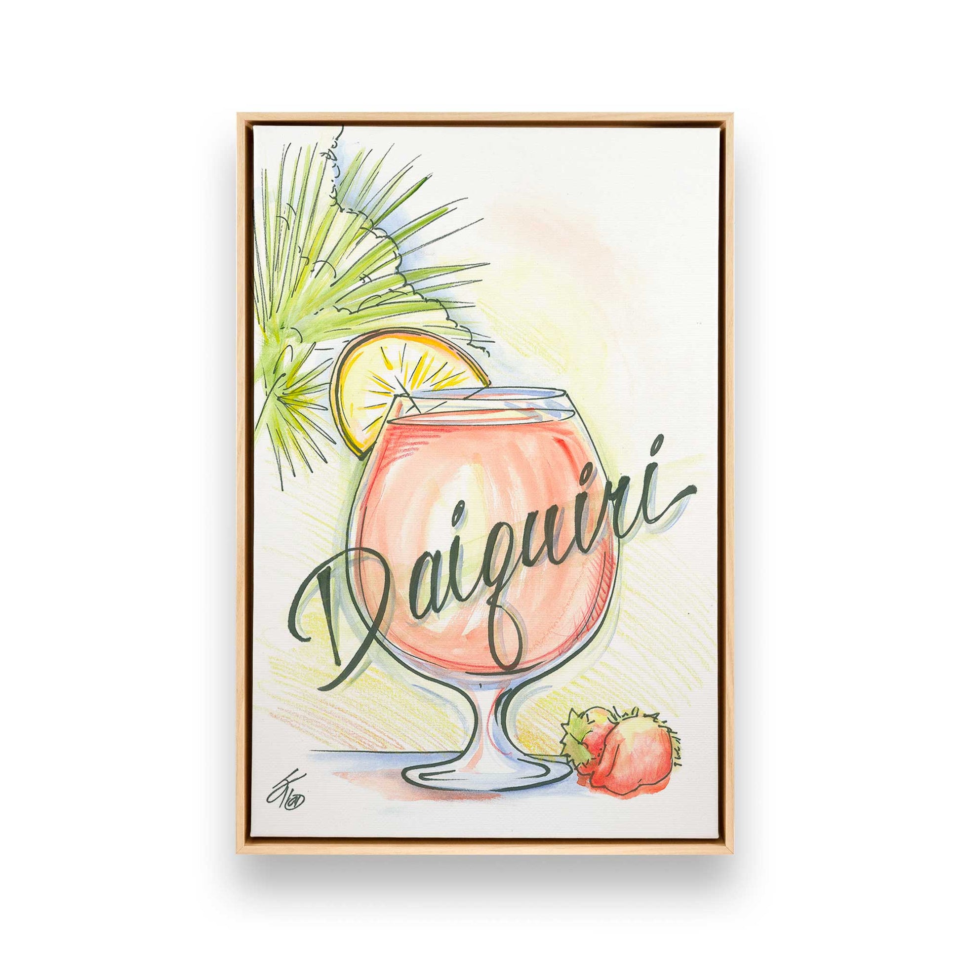 [Color:American Maple], Picture of art in a American Maple frame