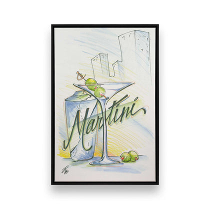 [Color:Satin Black], Picture of art in a Satin Black frame