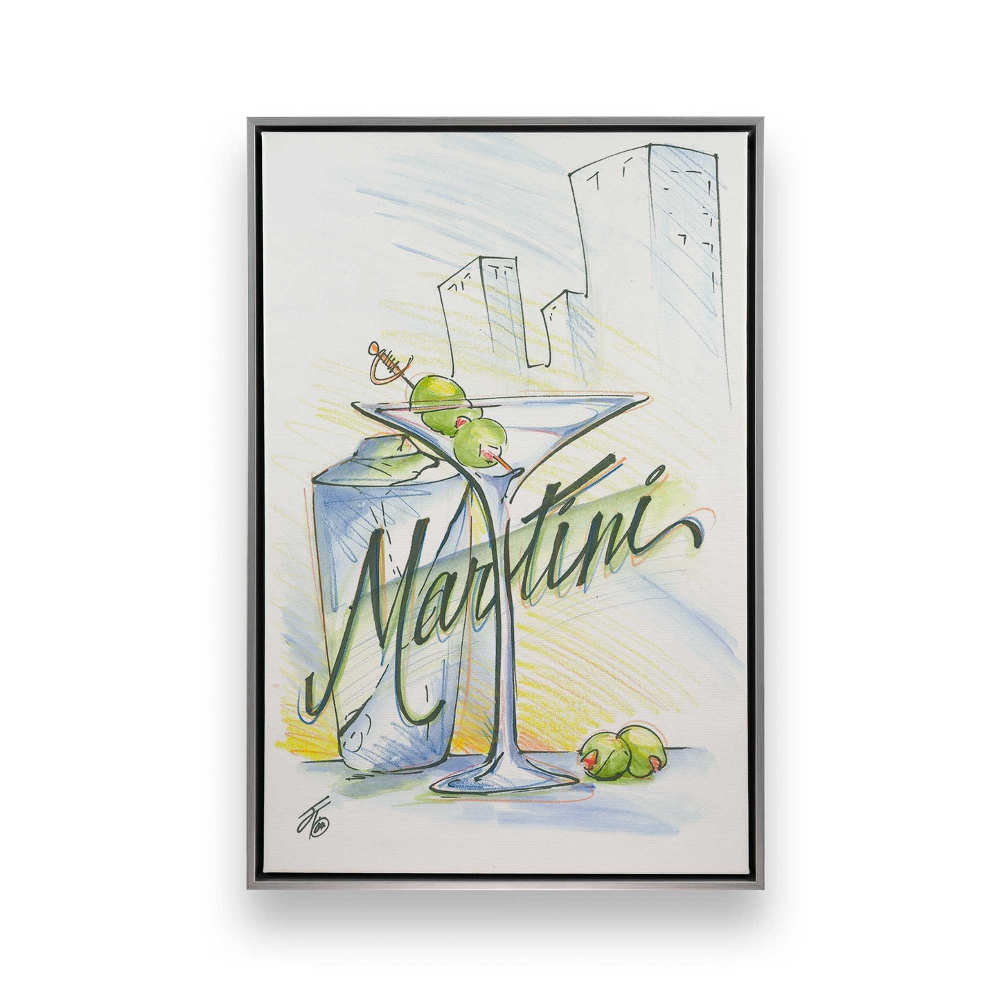 [Color:Polished Chrome], Picture of art in a Polished Chrome frame