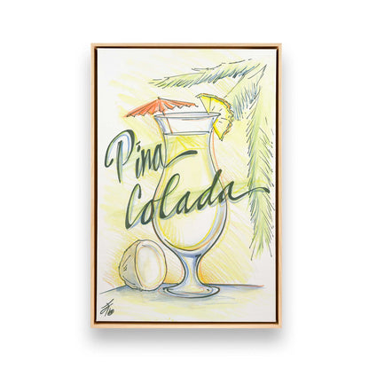 [Color:American Maple], Picture of art in a American Maple frame