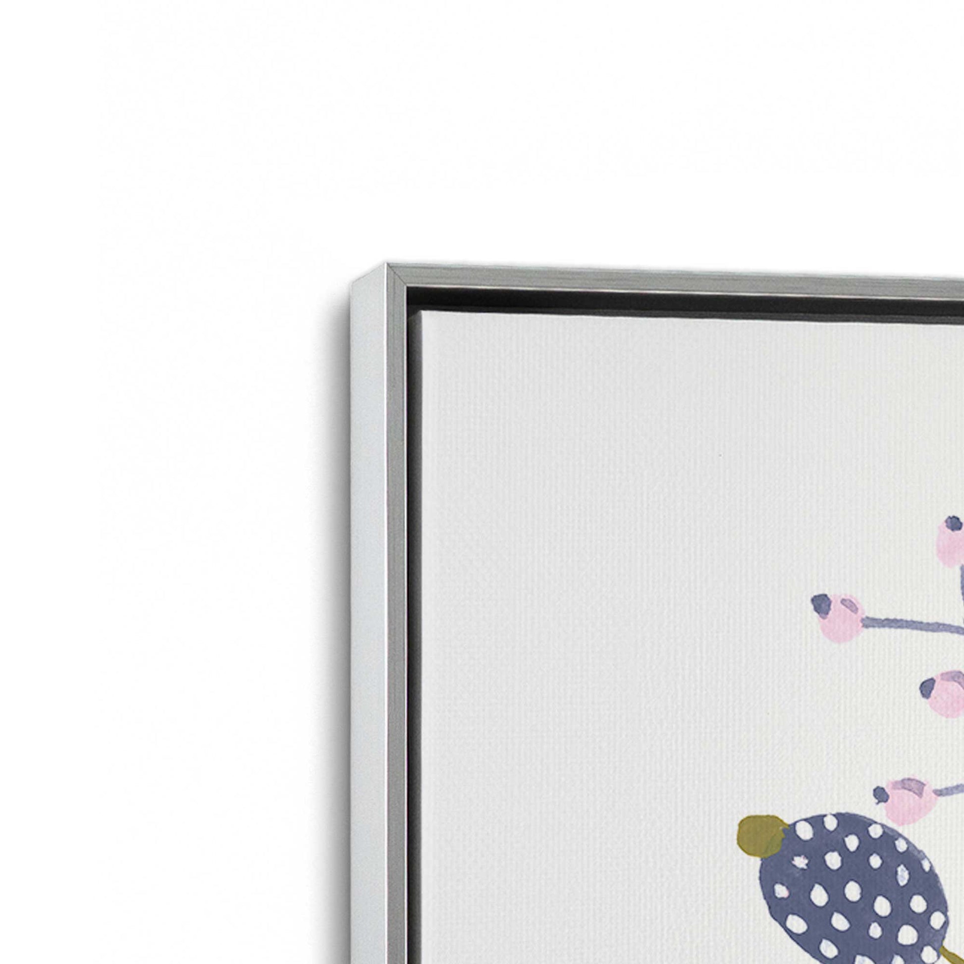 [Color:Polished Chrome], Picture of art in a Polished Chrome frame at an angle