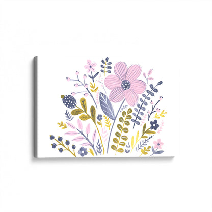 [Color:Stretched Canvas], Picture of art at an angle
