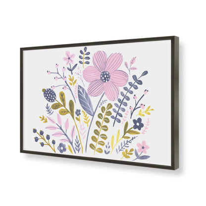 [Color:Satin Black], Picture of art in a Satin Black frame of the corner