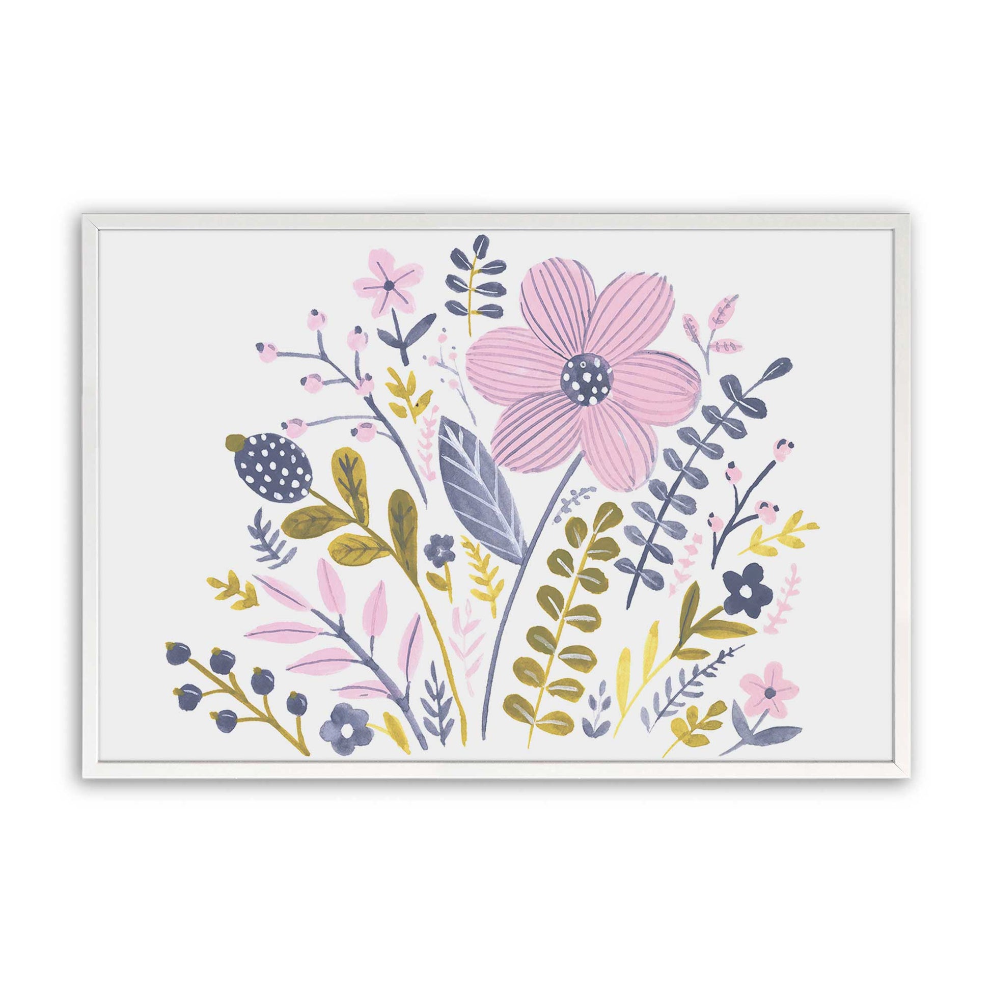 [Color:Opaque White], Picture of art in a Opaque White frame