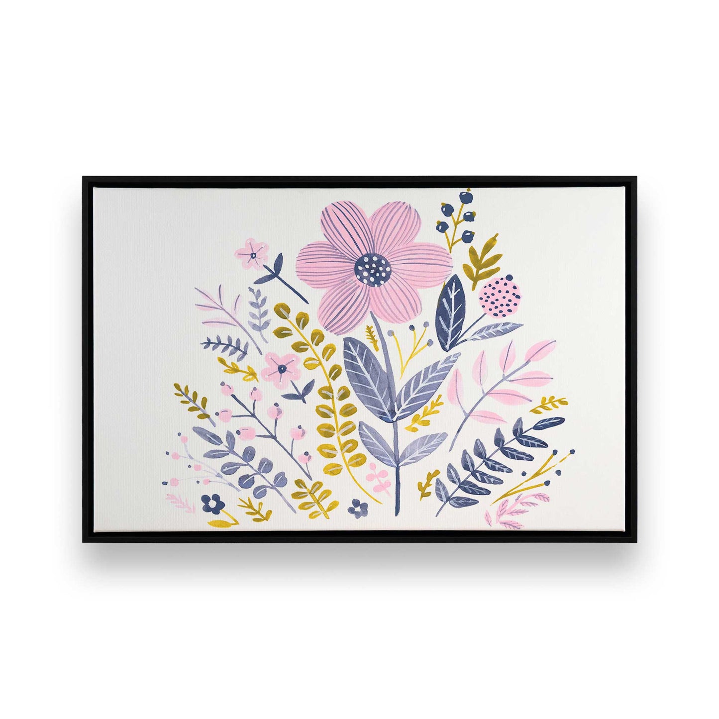 [Color:Satin Black], Picture of art in a Satin Black frame