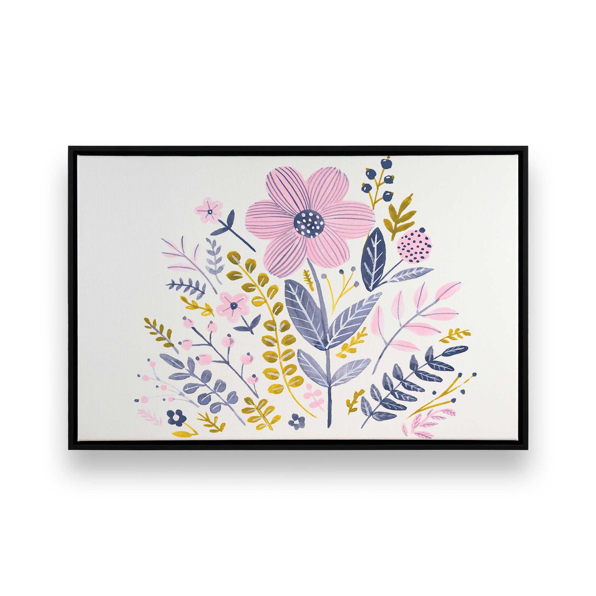 [Color:Satin Black], Picture of art in a Satin Black frame