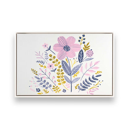 [Color:Opaque White], Picture of art in a White frame