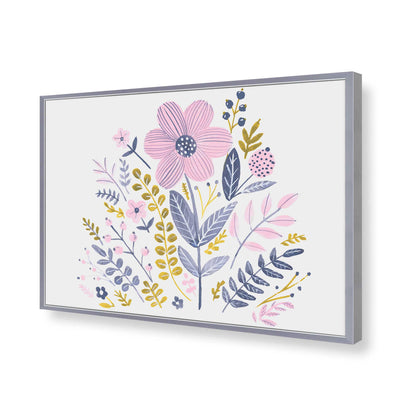 [Color:Polished Chrome], Picture of art in a Polished Chrome frame of the corner