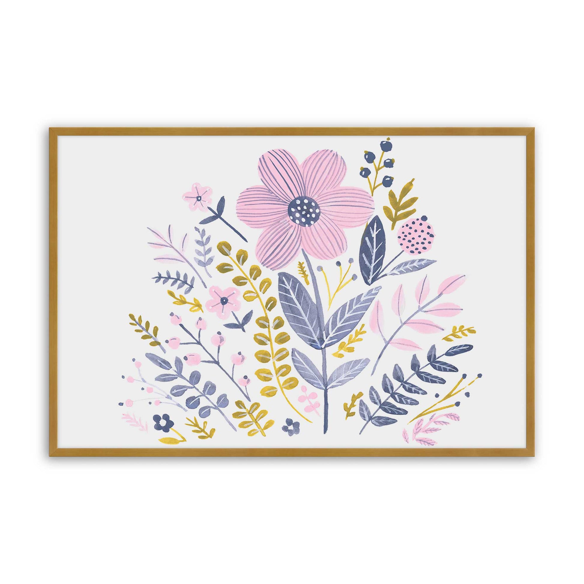 [Color:Polished Gold], Picture of art in a Polished Gold frame