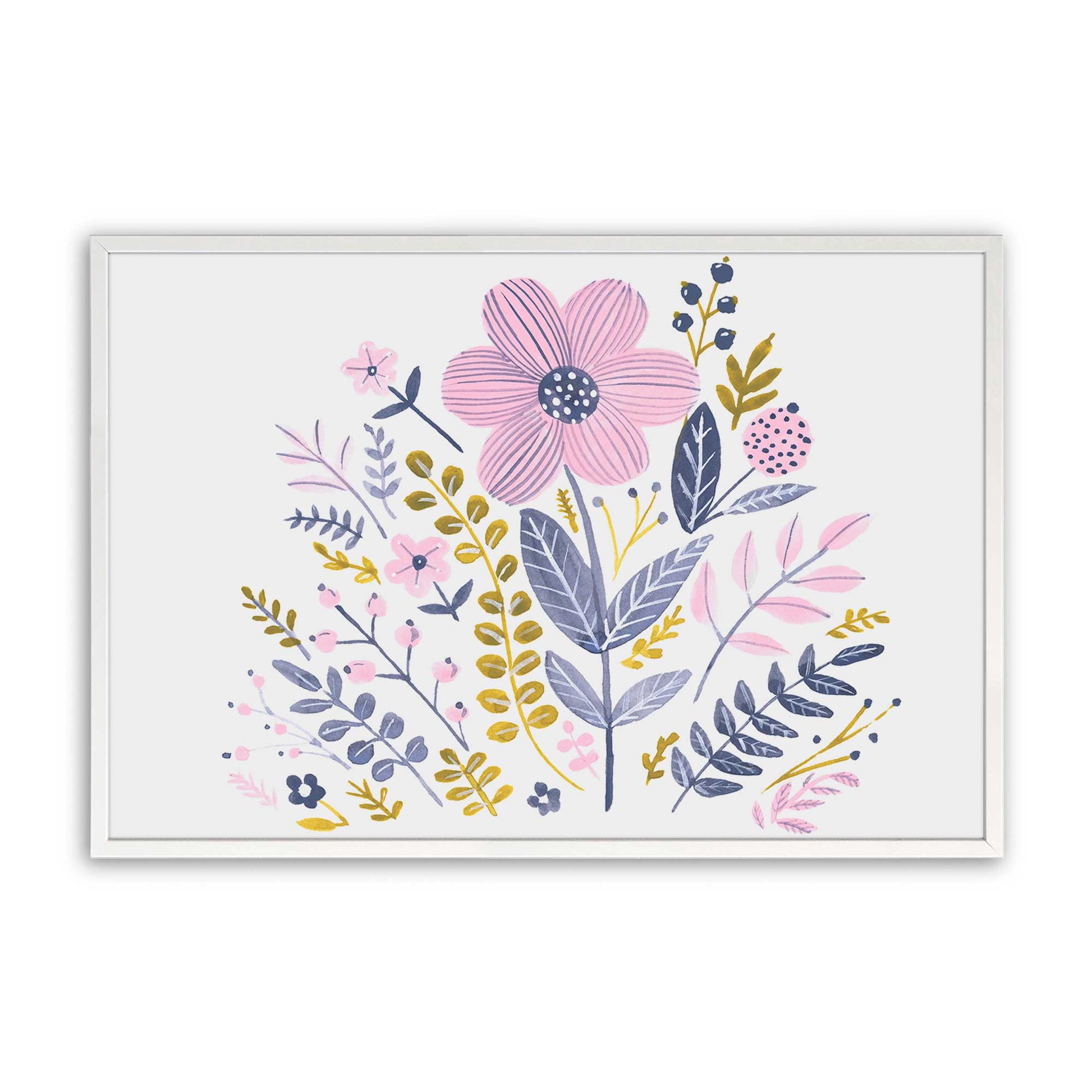 [Color:Opaque White], Picture of art in a Opaque White frame