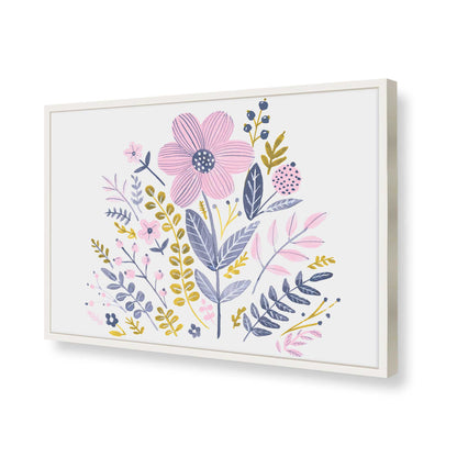 [Color:Opaque White], Picture of art in a Opaque White frame of the corner