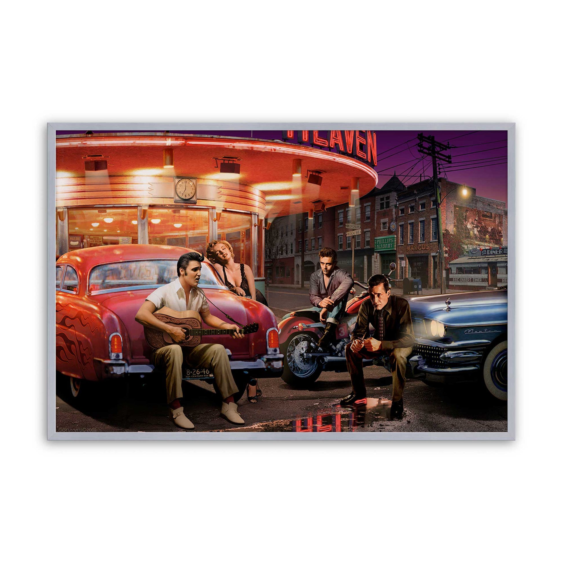 [Color:Polished Chrome], Picture of art in a Polished Chrome frame