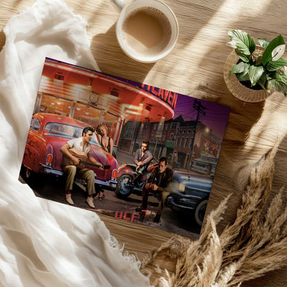 [Color:Rolled Print], Picture of close up of art