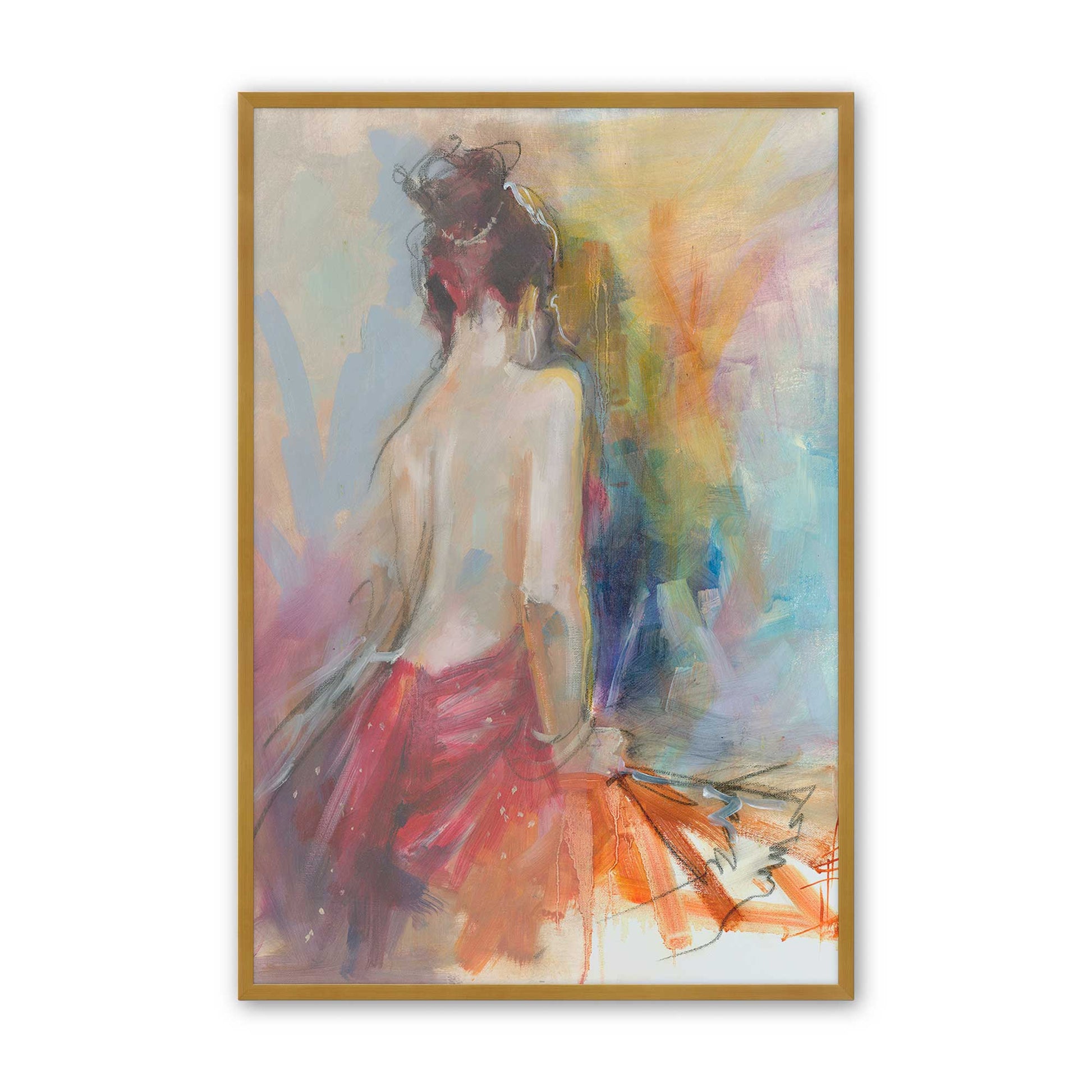 [Color:Polished Gold], Picture of art in a Polished Gold frame