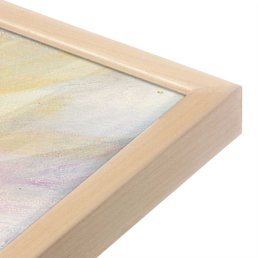 [Color:Raw Maple], Picture of art in a Raw Maple frame at an angle