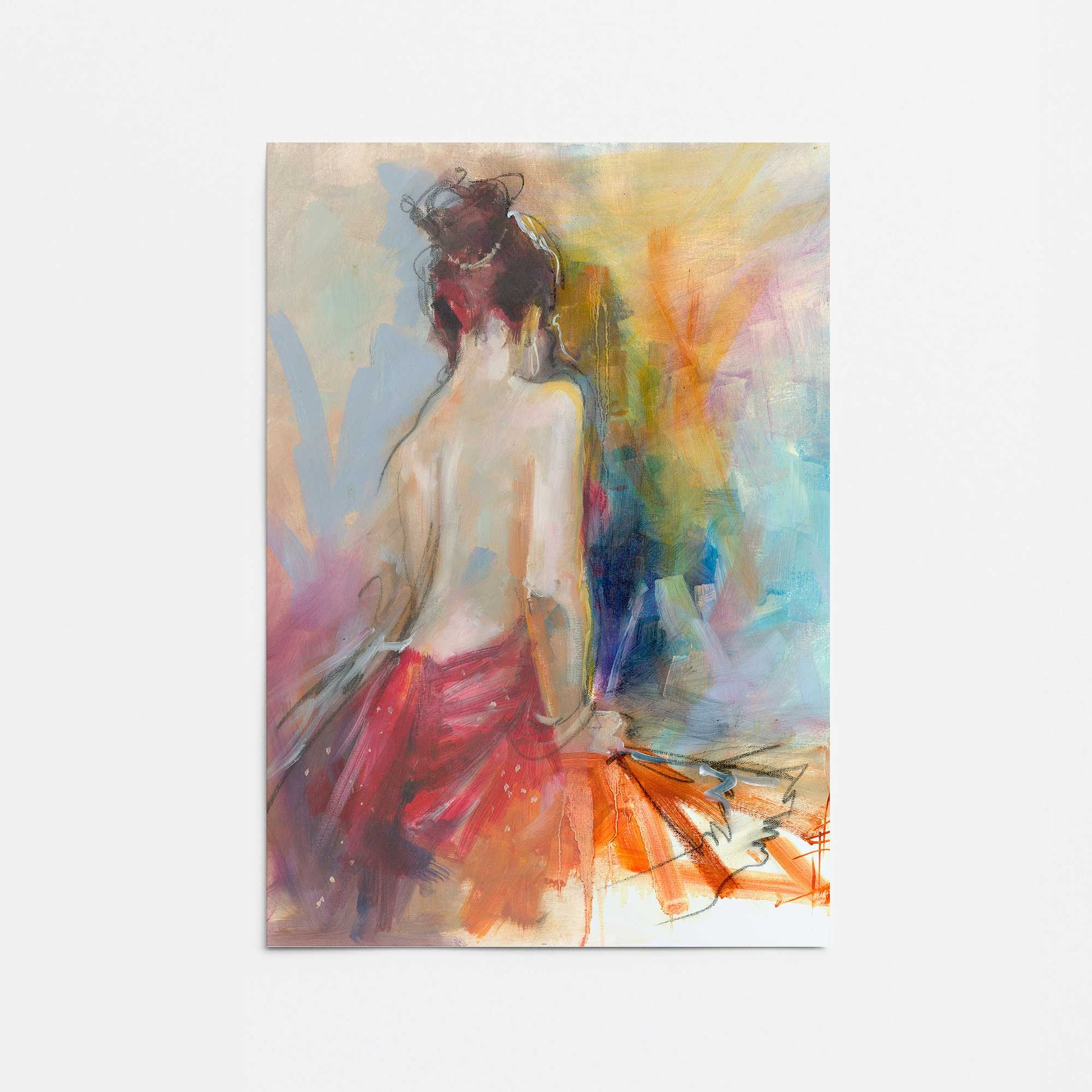 [Color:Rolled Print], Picture of close up of art