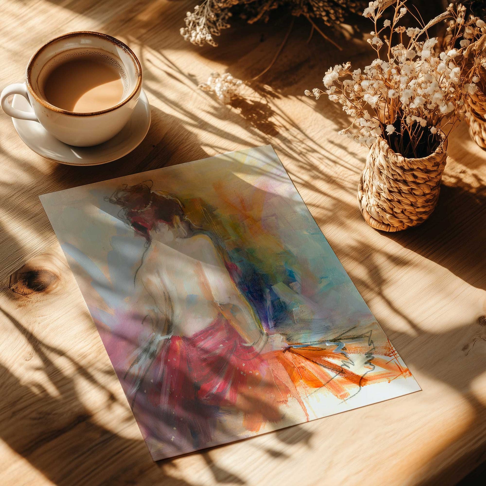 [Color:Rolled Print], Picture of close up of art