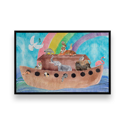 [Color:Satin Black], Picture of art in a Satin Black frame