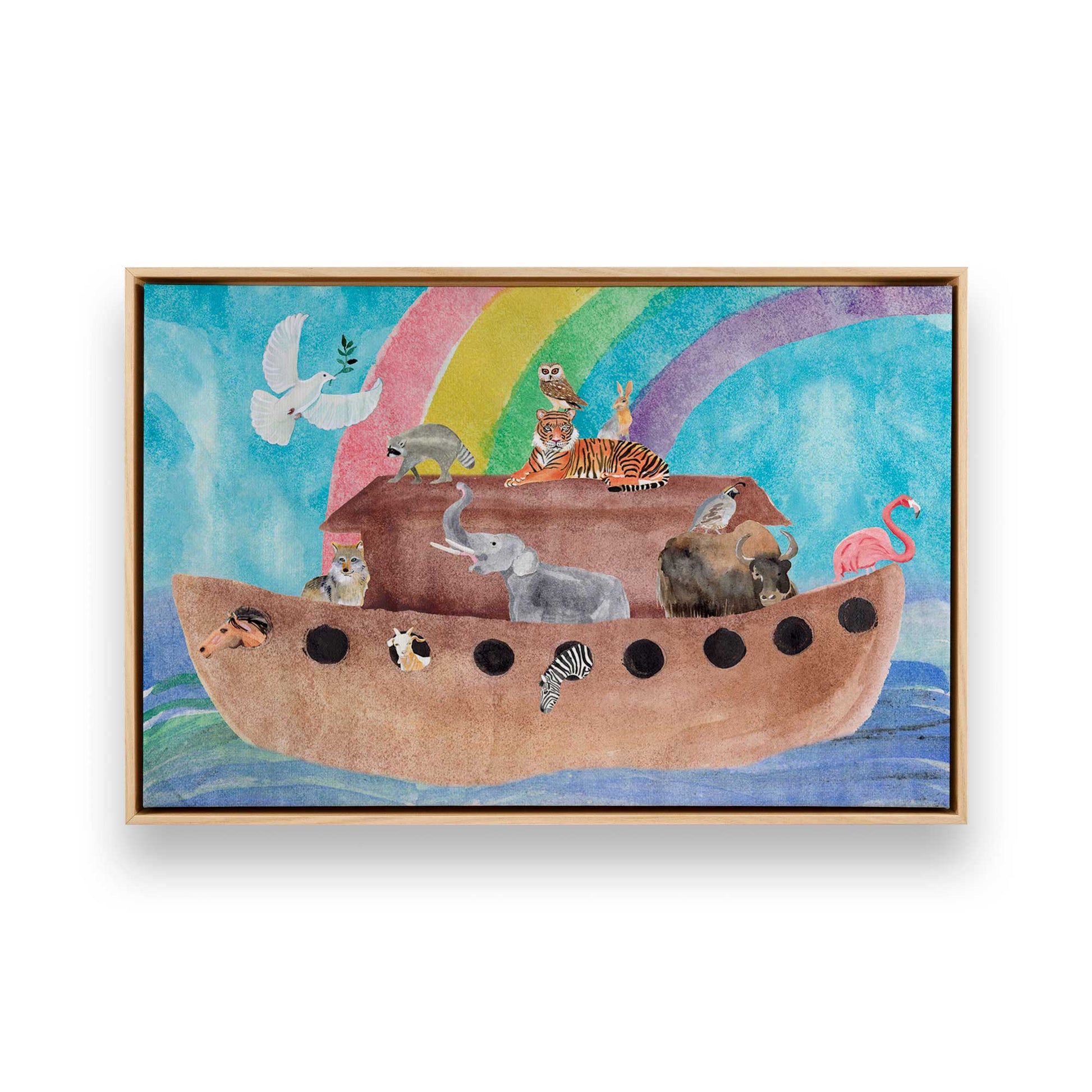 [Color:American Maple], Picture of art in a American Maple frame