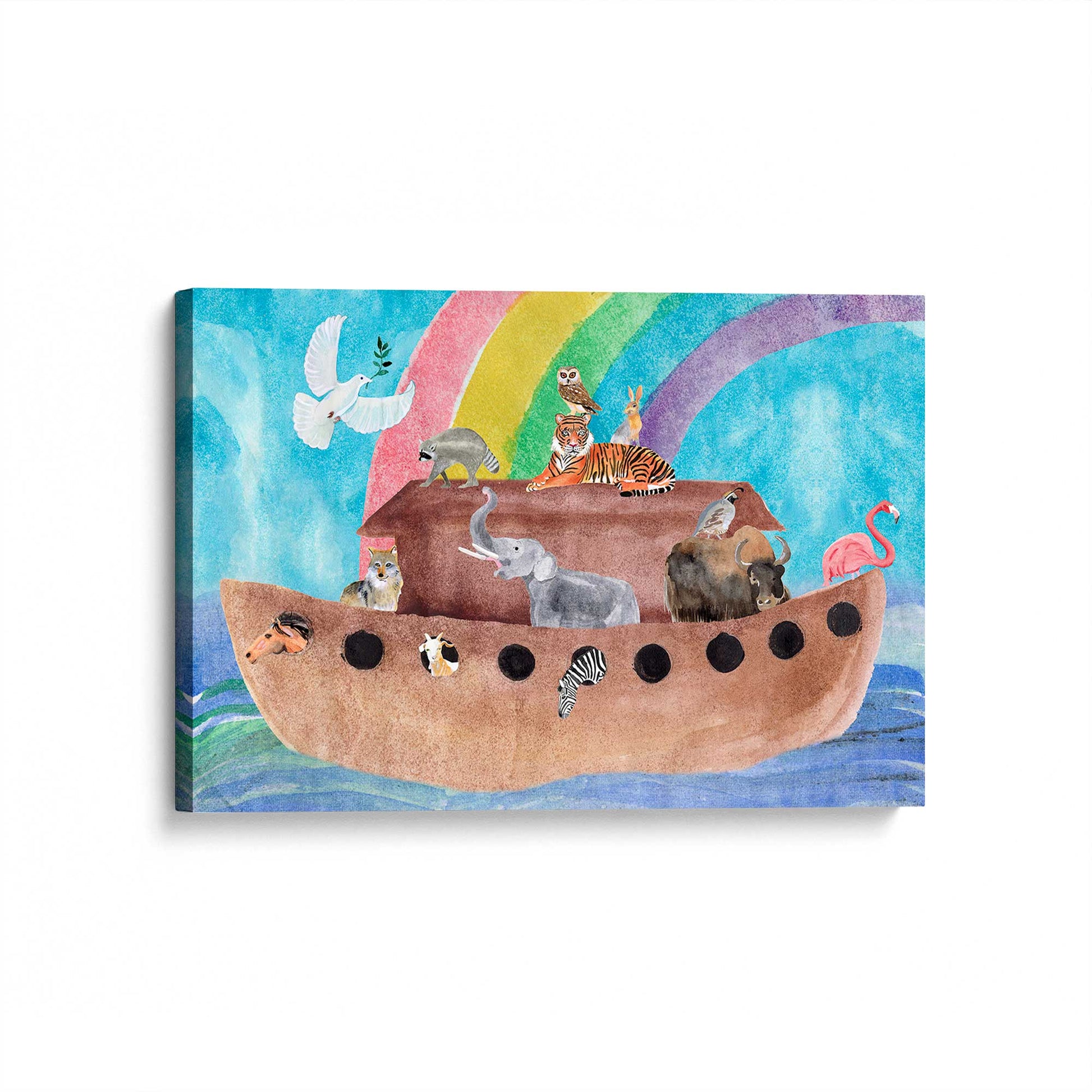 [Color:Stretched Canvas], Picture of art at an angle