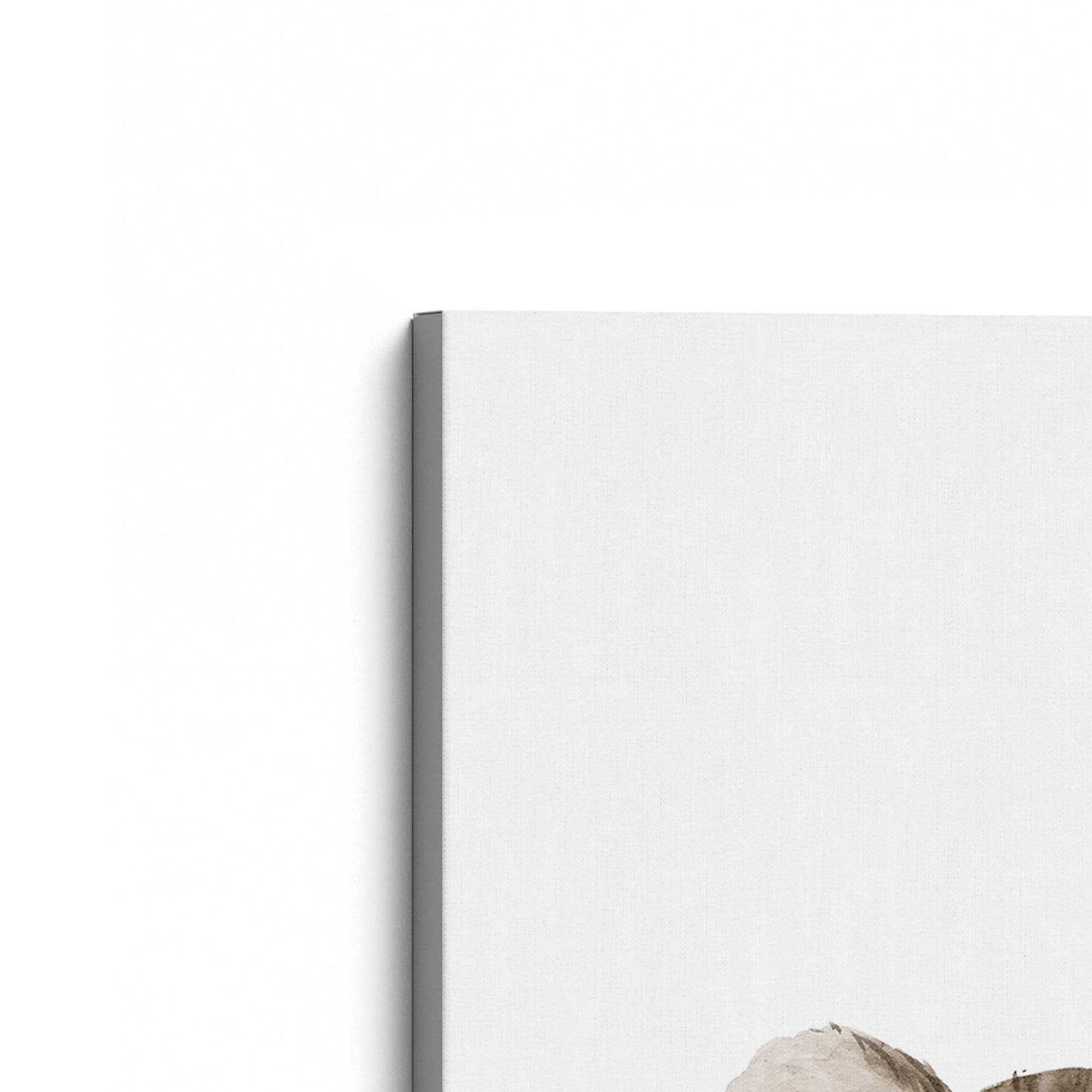 [Color:Stretched Canvas], Picture of the corner of the art