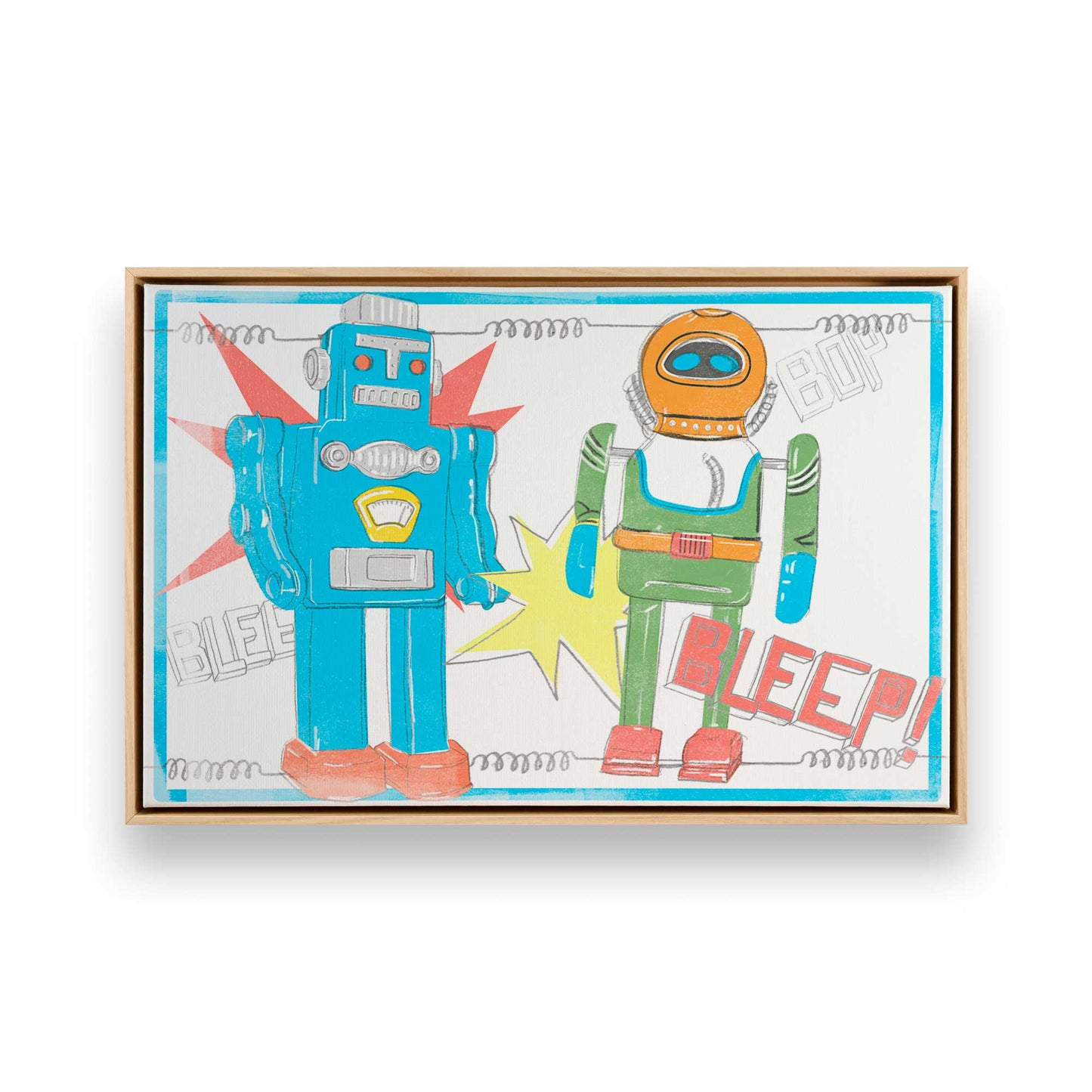 [Color:American Maple], Picture of art in a American Maple frame
