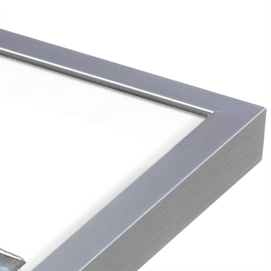 [Color:Polished Chrome], Picture of art in a Polished Chrome frame at an angle