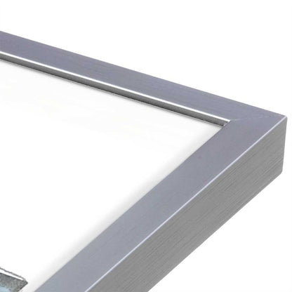 [Color:Polished Chrome], Picture of art in a Polished Chrome frame at an angle
