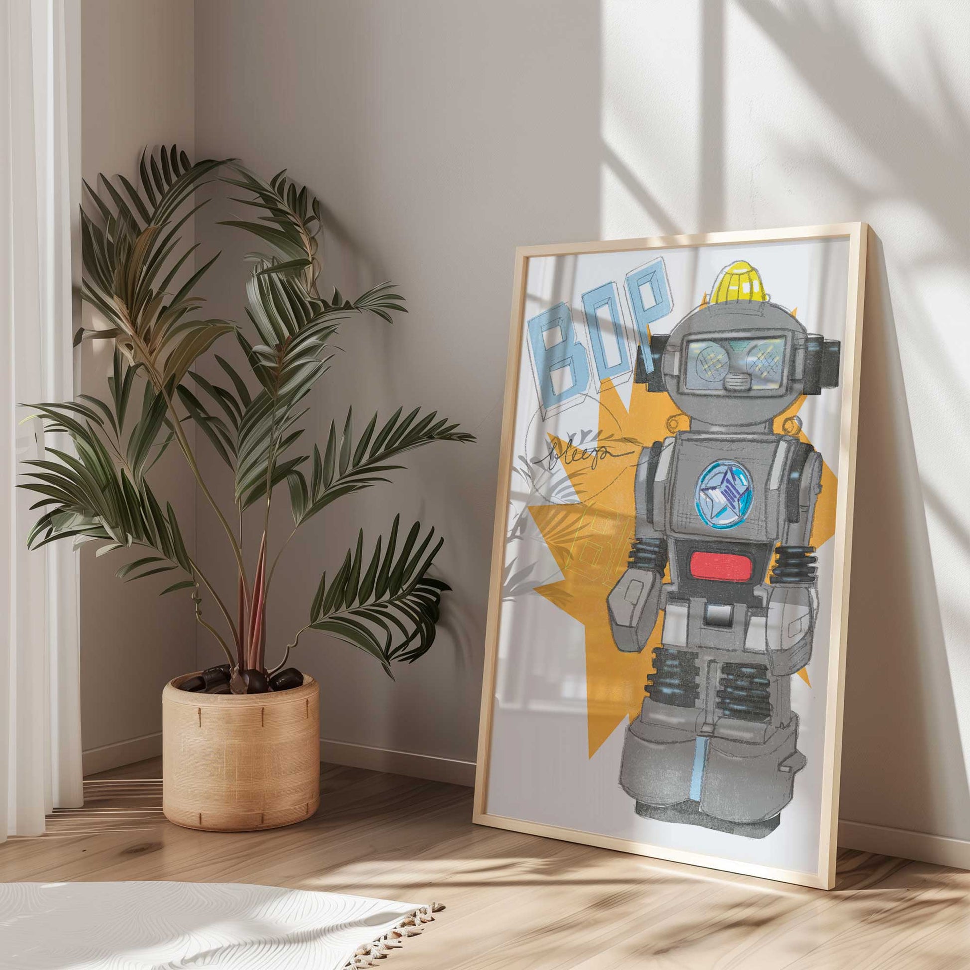 Picture of art in a room
