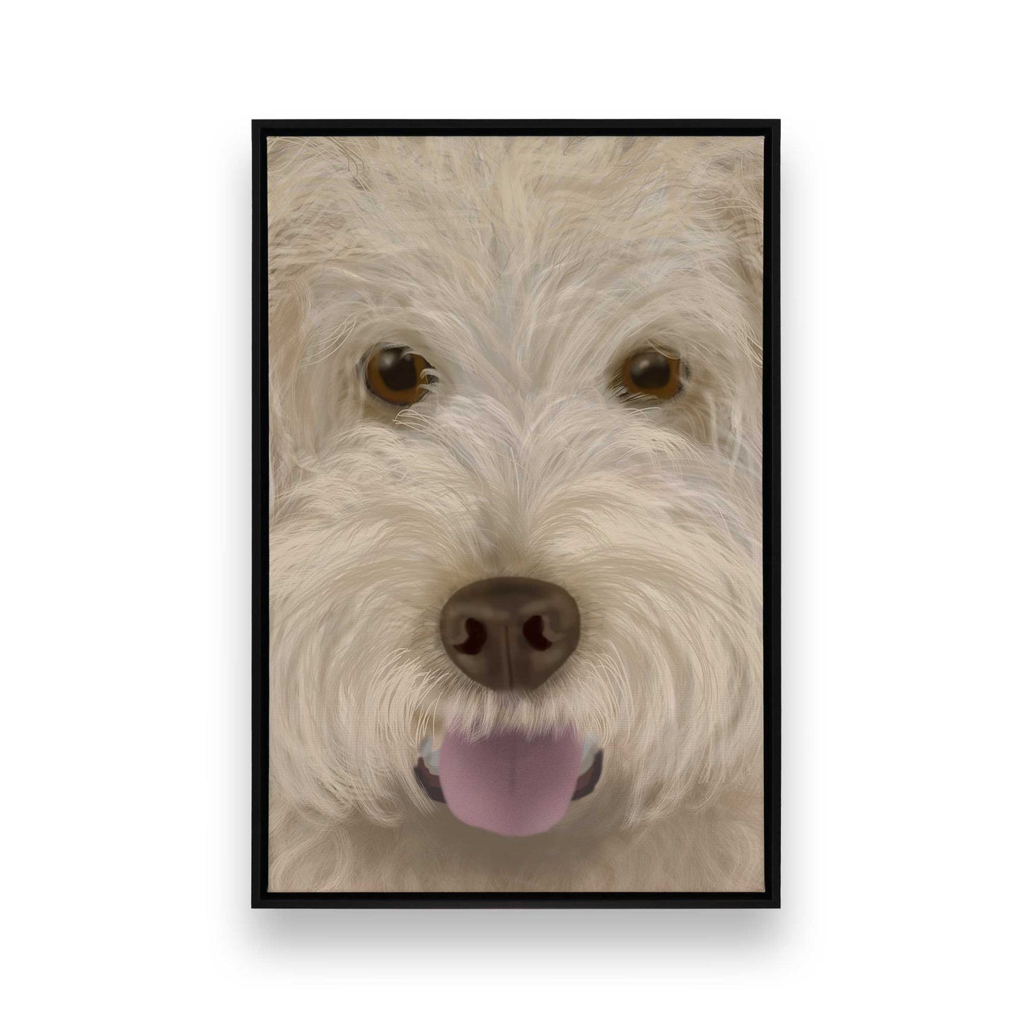 [Color:Satin Black], Picture of art in a Satin Black frame